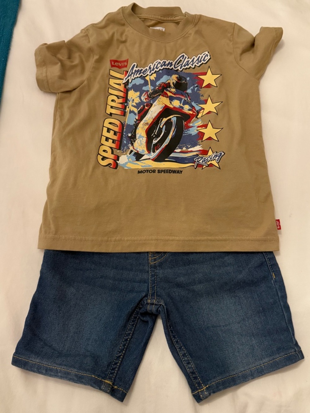 Levi's Boys Denim Shorts Set